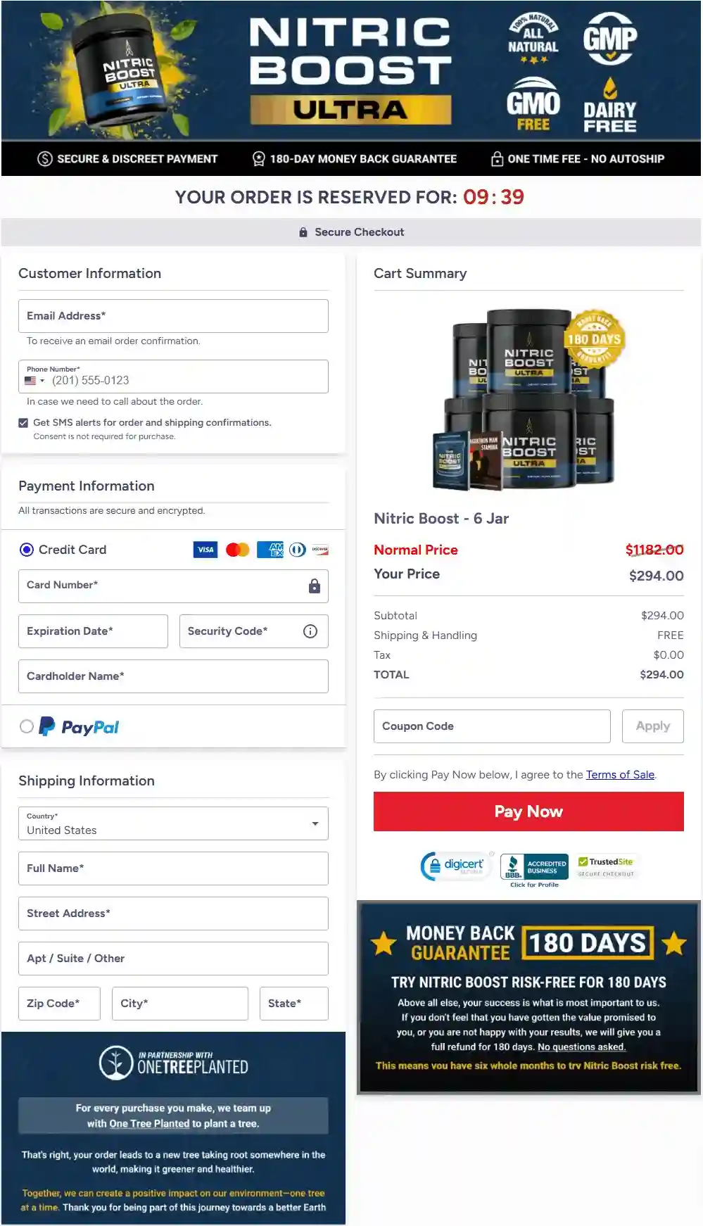 nitric boost ultra buy page