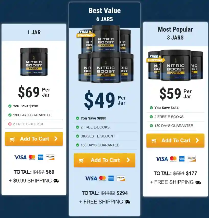 nitric boost ultra price